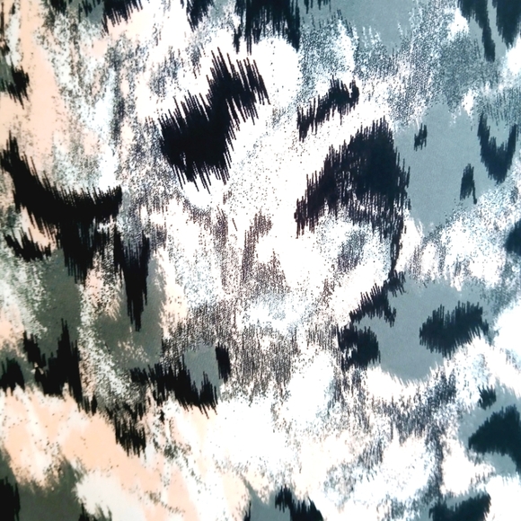 H&M Abstract Watercolor Print Shift Dress Size 4 - Picture 7 of 10